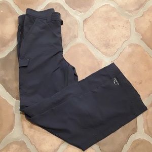 L.L.Bean Boys Size 12 Navy zipoff trek pants